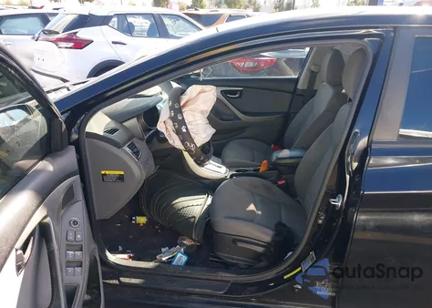 2011 Hyundai Elantra Gls (Ulsan Plant) from USA, damaged, VIN KMHDH4AE6BU152061